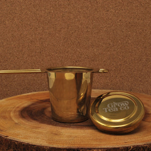 Gold Tea Infuser - Grow Tea Company